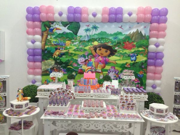 DoraDreamDeko Decorações de aniversário de 10 anos para meninas