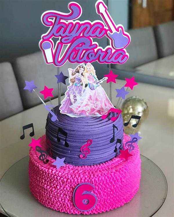 Maria Alice cakes - Bolo Barbie princesa !! #boloprincesa